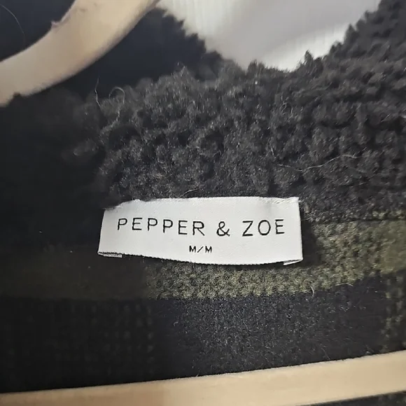 Plaid Hooded Coat with Pockets - Picture 2 of 7